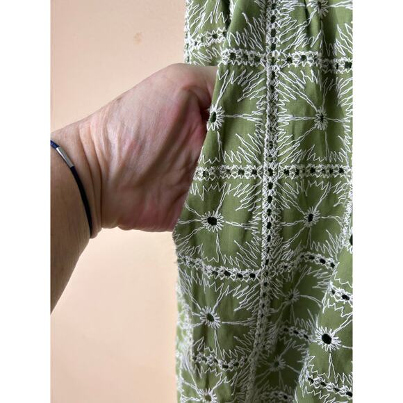 NWT 2 Piece Pants Set Wide Leg  Embroidered Accents cy Luna Moon Sz XL - Picture 13 of 16